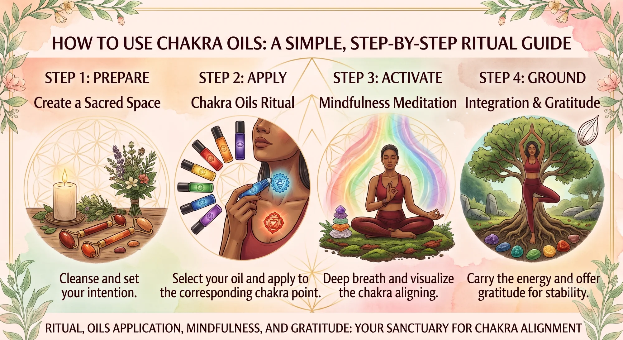 How to Use Chakra Oils: A Simple, Step-by-Step Ritual Guide